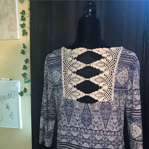 BOGO. Tribal print sweater dresses. - Picture 3 of 4